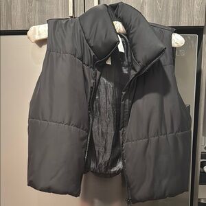 Black Puffer Vest